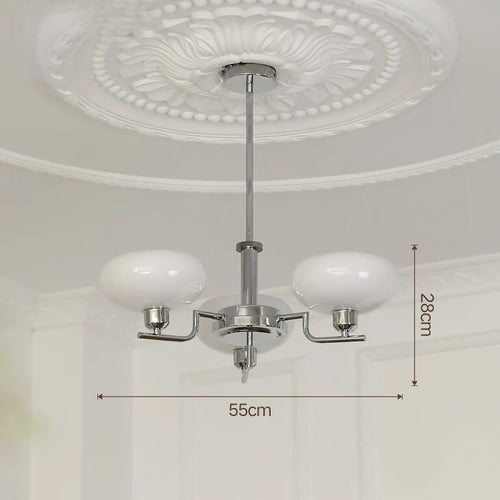 lustre bauhaus en verre pour décoration moderne et design
