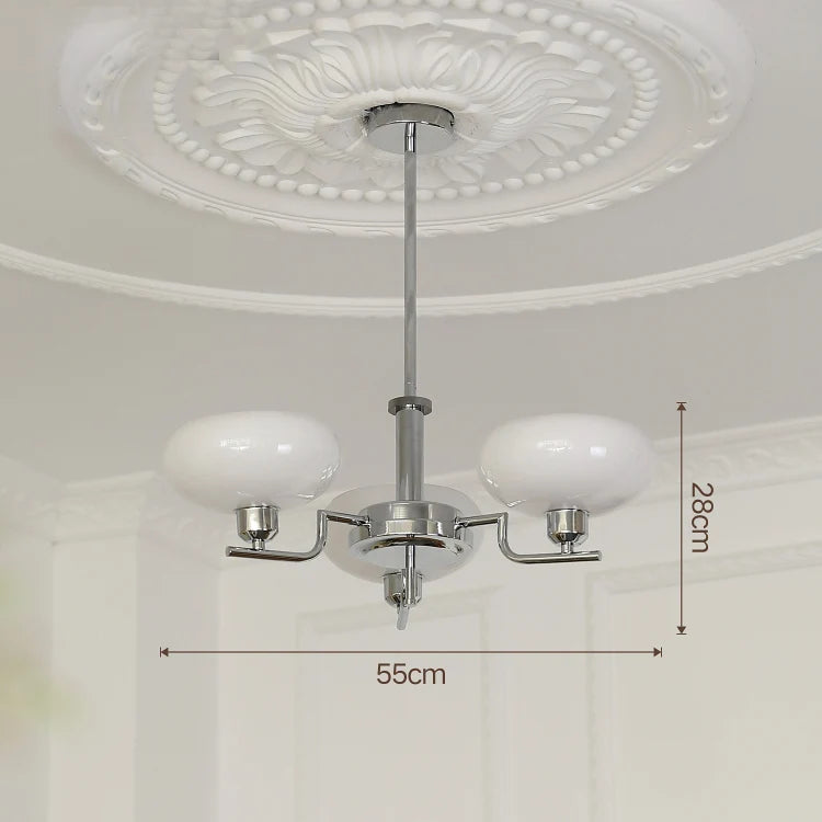 lustre bauhaus en verre pour décoration moderne et design - vue 11 sur 13