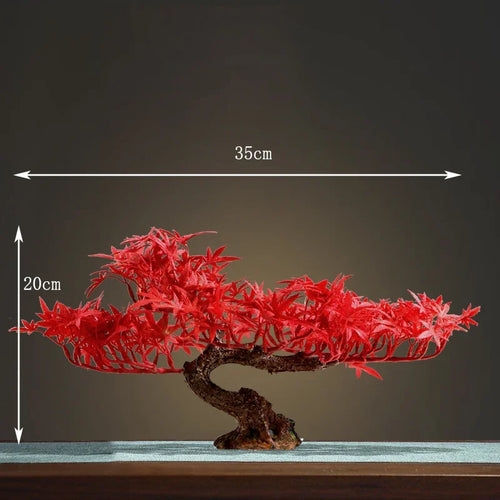 décoration intérieure faux arbre bonsaï style chinois pour intérieur et extérieur - vue 8 sur 22