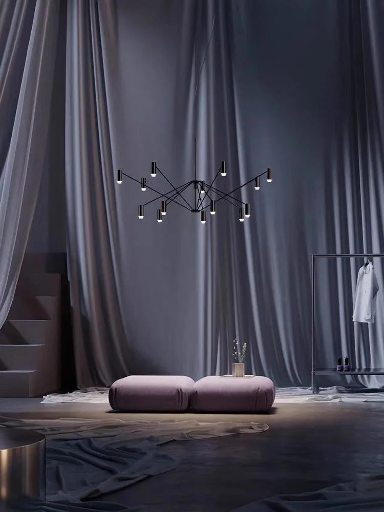 lustre moderne design pour un éclairage intérieur élégant - vue 6 sur 8