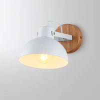 applique murale industrielle moderne en bois led décorative