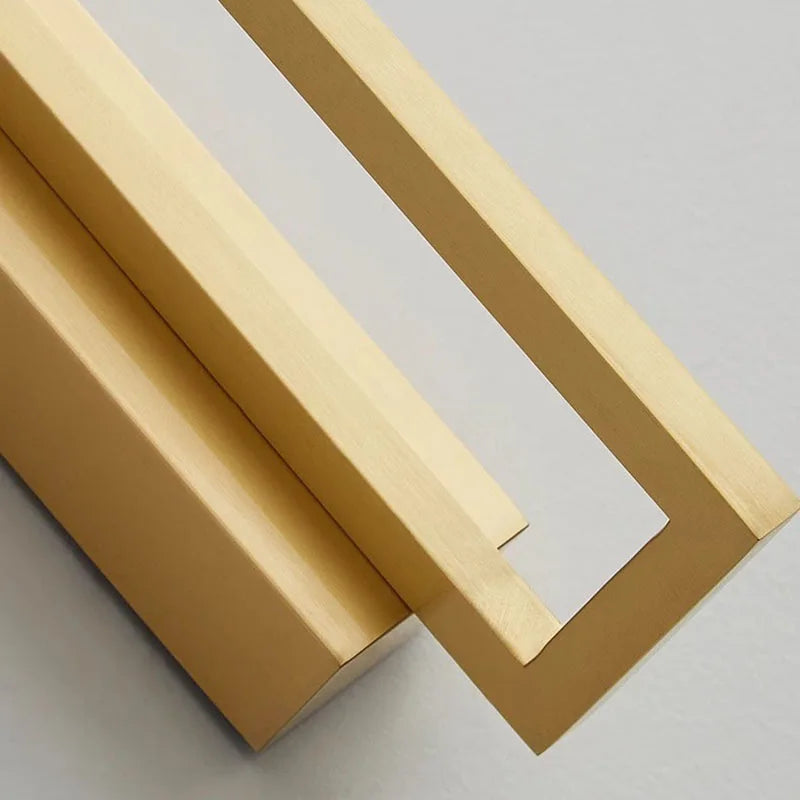 applique murale minimaliste en laiton à intensité variable - vue 5 sur 8