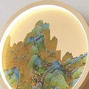 Vintage multicolour enamel wall light for stylish interiors
