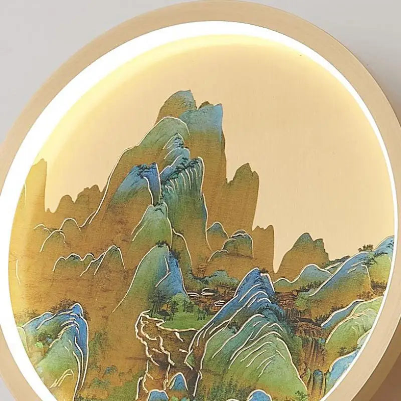 Vintage multicolour enamel wall light for stylish interiors - vue 6 sur 12
