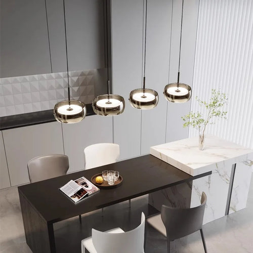 lustre décoratif pour intérieur avec lampes suspendues