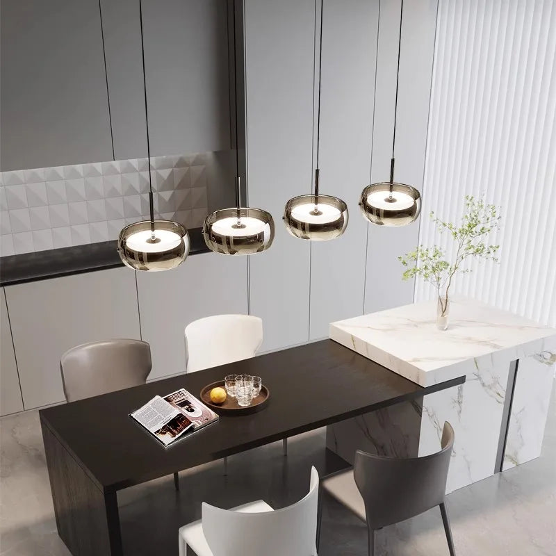 lustre décoratif pour intérieur avec lampes suspendues - vue 4 sur 11