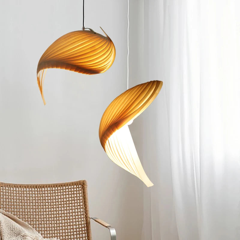 Suspension japonaise longue ligne en bois - vue 5 sur 9