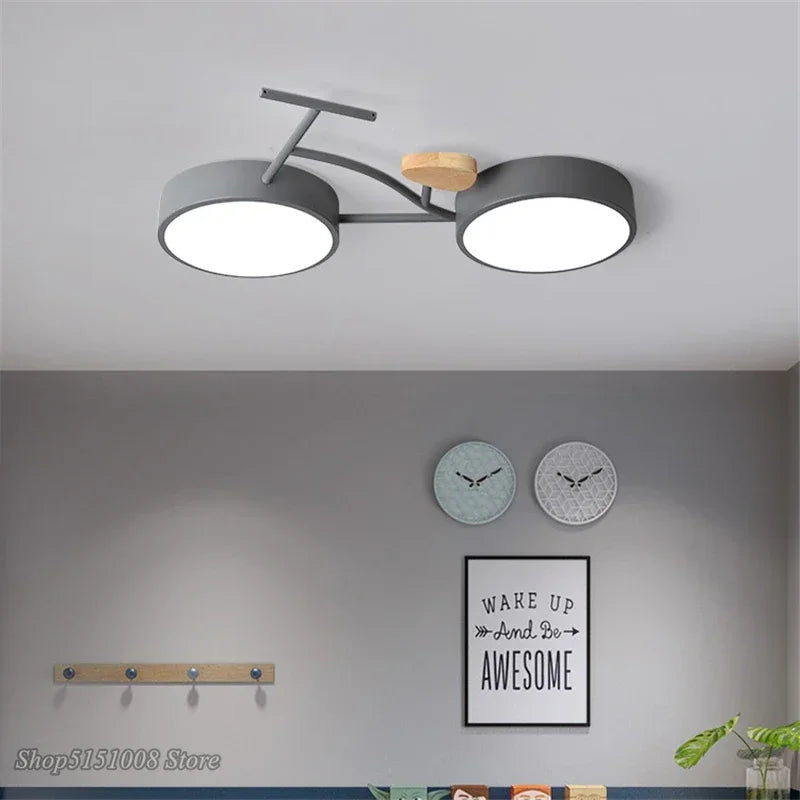 plafonnier led nordique 3 températures de couleur pour vélo - vue 10 sur 9