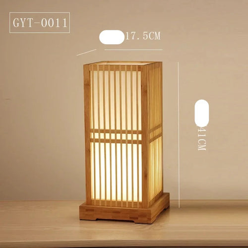 Lampe de Table japonaise Tatami Club Zen - vue 11 sur 13