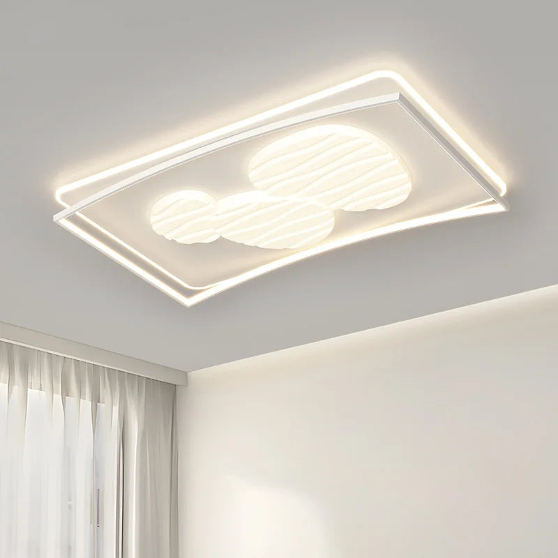 plafonnier led design nordique moderne luminaire décoratif simple - vue 7 sur 11