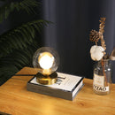 LED lampe de lecture lampes de Table boule de verre doré de bureau