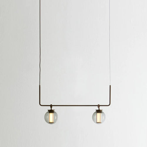 suspension en verre minimaliste pour bar et restaurant - vue 4 sur 9