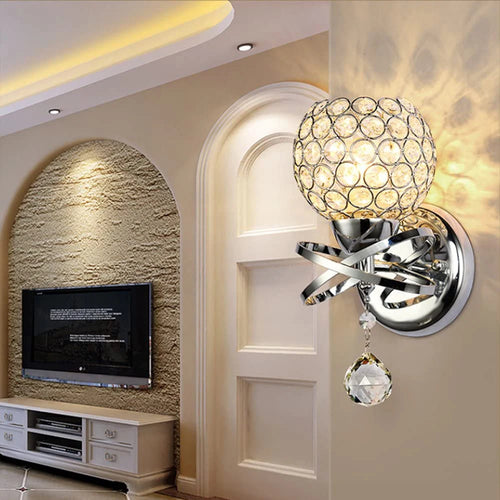 Applique murale cristal moderne - vue 6 sur 12