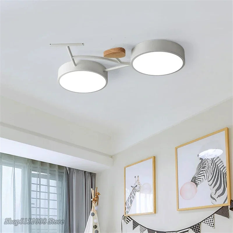 plafonnier led nordique 3 températures de couleur pour vélo - vue 3 sur 9