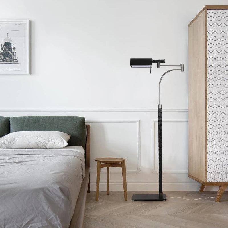 Lampadaire Led post-moderne en cuir de Style américain - vue 4 sur 6