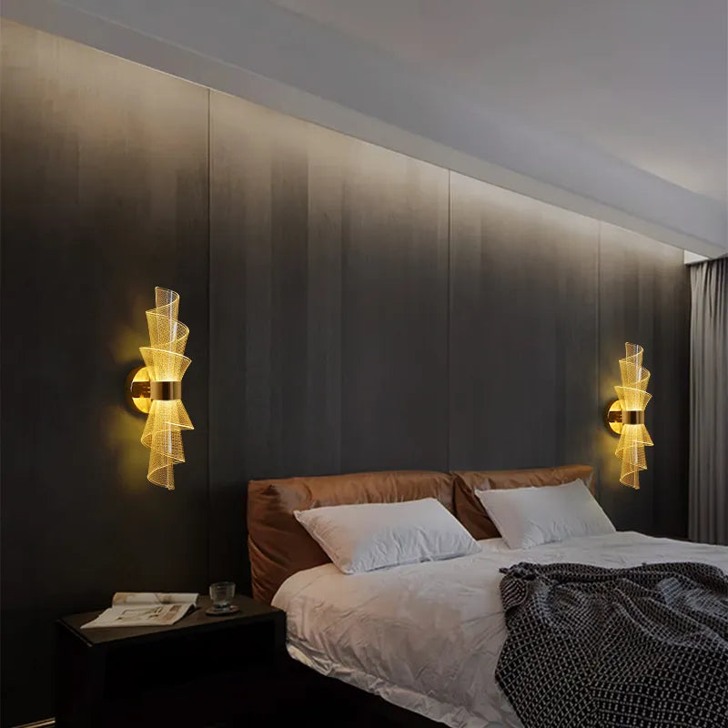 Applique murale LED nordique luxe - vue 3 sur 9