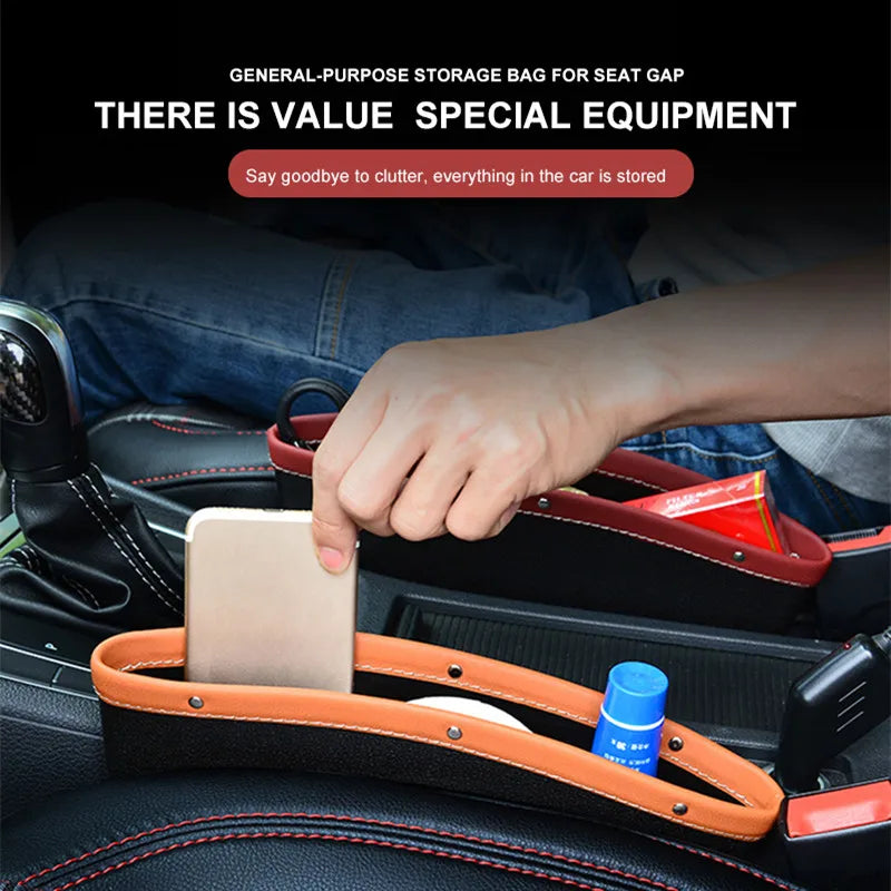 organisateur de voiture multifonctionnel avec porte-gobelet et rangement - vue 3 sur 10