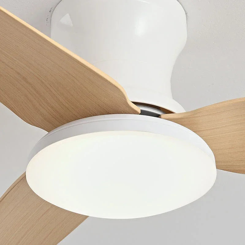 plafonnier moderne ventilateur de plafond télécommande lumière nordique variable - vue 10 sur 10