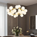 Creative nordic frosted glass pendant light, minimalist design