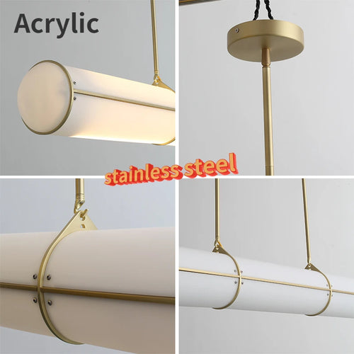 Nordic minimalist chandelier for restaurant and café - vue 6 sur 12