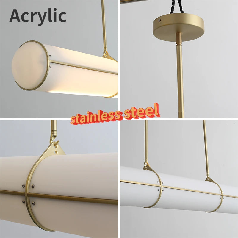 Nordic minimalist chandelier for restaurant and café - vue 5 sur 12