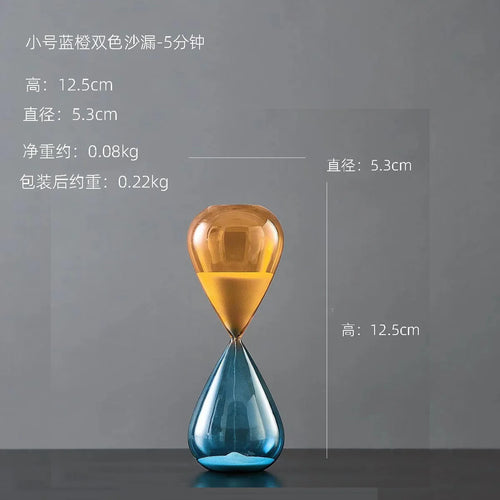 décoration sablier créative en verre pour intérieur élégant - vue 14 sur 16