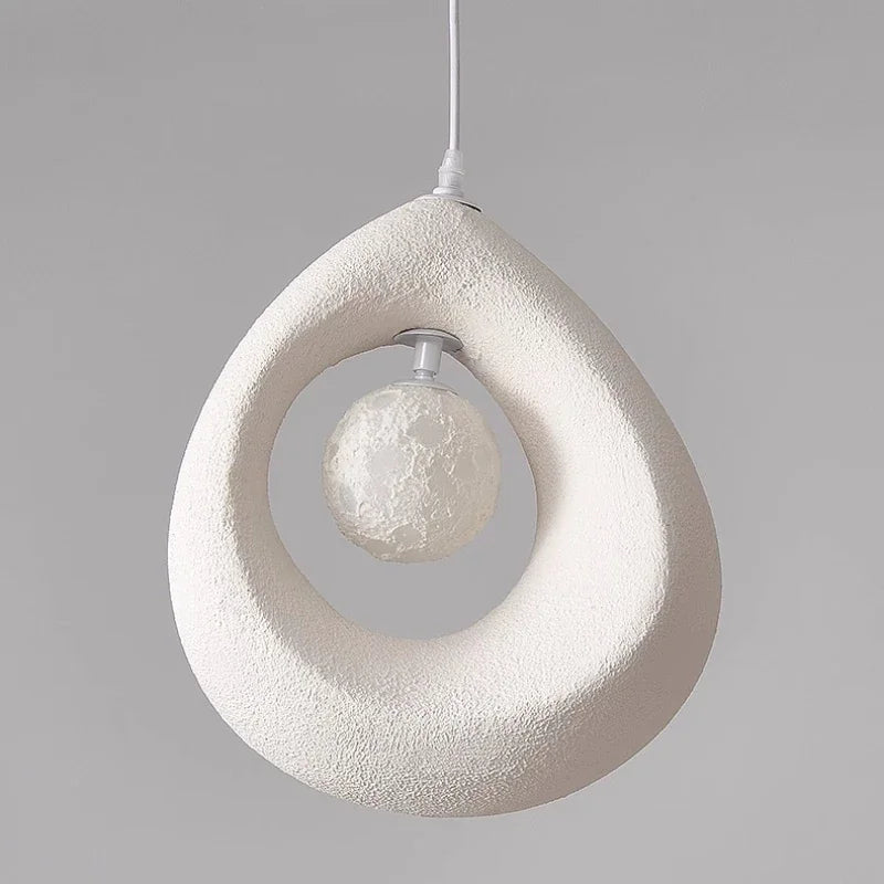 Nordique salle à manger suspension Led lumières Wabi Sabi Led suspension lampe chambre minimalisme suspension lampe décor à la maison éclairage intérieur lampe - vue 2 sur 30