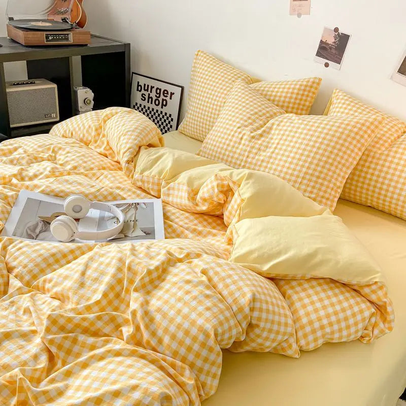 parure de lit nordique housse taies drap plat collection 2025