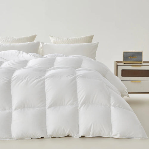 Down comforter, white goose down home dormitory blanket, winter all cotton thick quilt core, winter quilt, pure cotton quilt - vue 3 sur 6