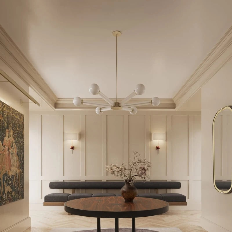 Modern minimalist pendant light for creative interior decor - vue 3 sur 10