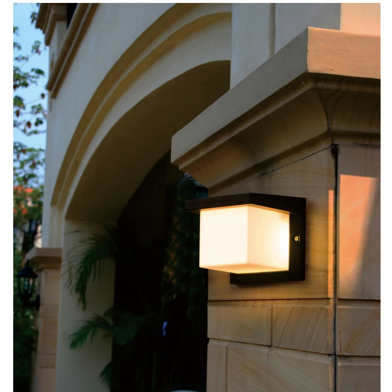15W outdoor wall lamp led special design good looking wall light with warm white or white doorway aluminum wall sconce garden - vue 5 sur 6