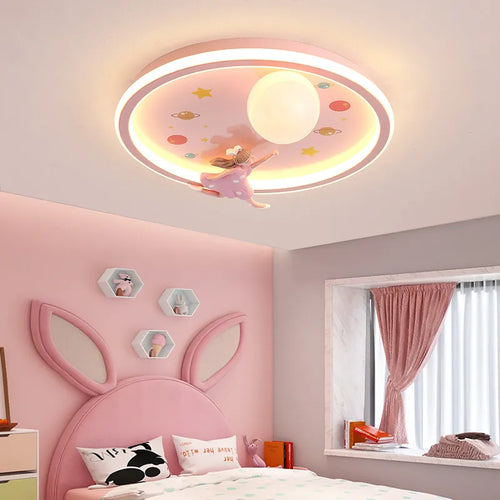 SANDYHA moderne espace planète plafonnier lampe de dessin animé chambre d'enfants Lampa Sufitowa Techo Plafonnier lampara Colgantes Para - vue 2 sur 16