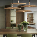 Suspension en bois lampe à Suspension en bois Design minimaliste lustre de plafond suspendu salle à manger Restaurant hôtel