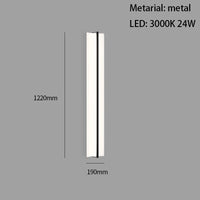 applique murale led minimaliste rectangle