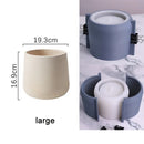 Concrete  Planter Flowerpot Silicone Molds DIY Clay Plaster mold Large Size Planter Pot Mold Creative Flower Pot Silicon Molds
