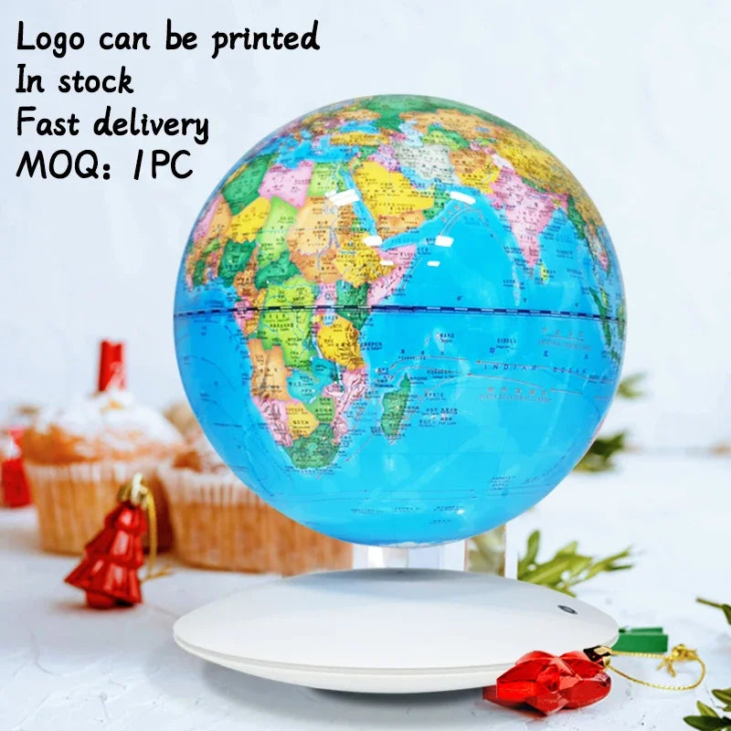 globe flottant rotatif magnétique pour décoration intérieure innovante - vue 3 sur 7