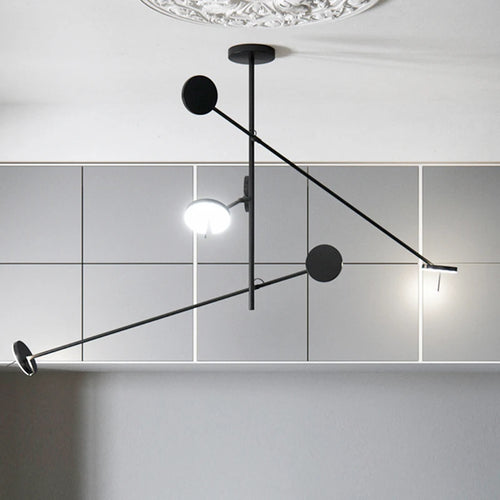 Modern minimalist rotatable designer chandelier for interior decoration - vue 2 sur 11