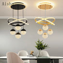 lustre moderne en led pour décoration intérieure élégante et luxueuse