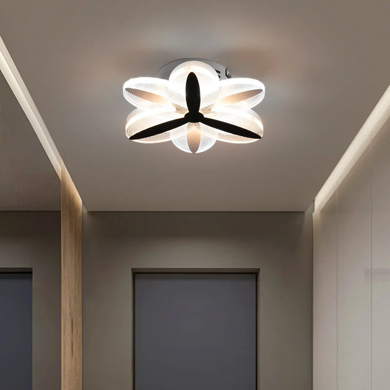 plafonnier led moderne en acrylique pour décoration intérieure - vue 4 sur 10