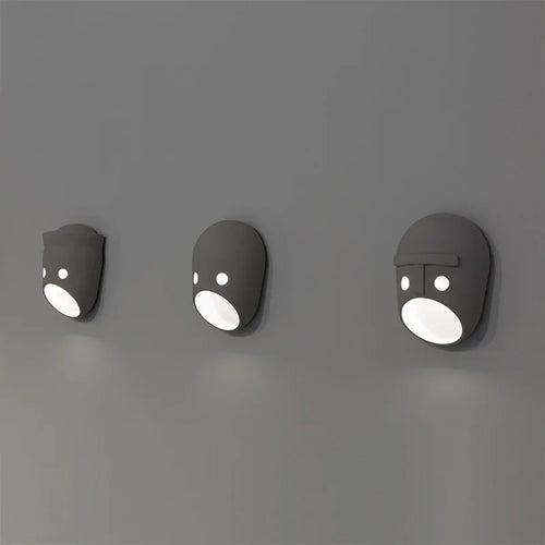 applique murale moooi joker design moderne en résine avec éclairage led - vue 5 sur 11