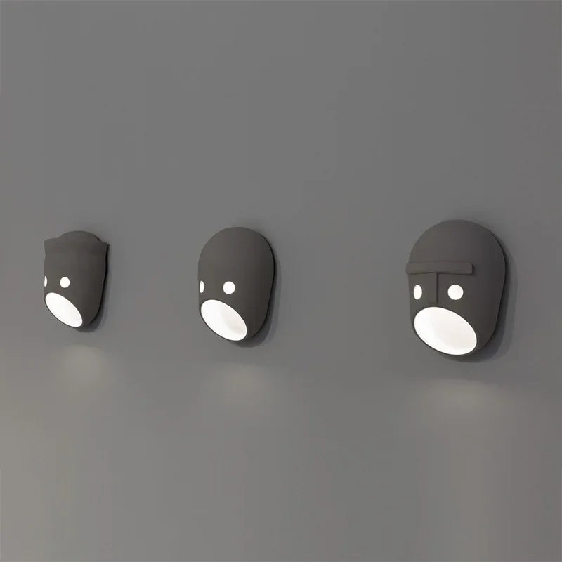 applique murale moooi joker design moderne en résine avec éclairage led - vue 4 sur 11