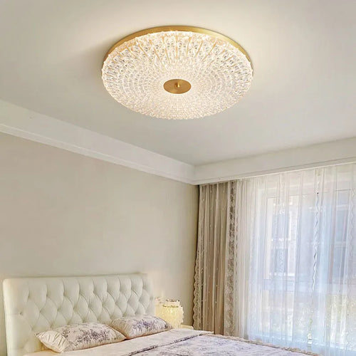 Plafonnier Led rond en acrylique de luxe