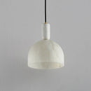 suspension en albâtre avec base en cuivre pour intérieur élégant
