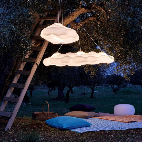 Modern minimalist cloud chandelier decorative indoor pendant light - vue 5 sur 8