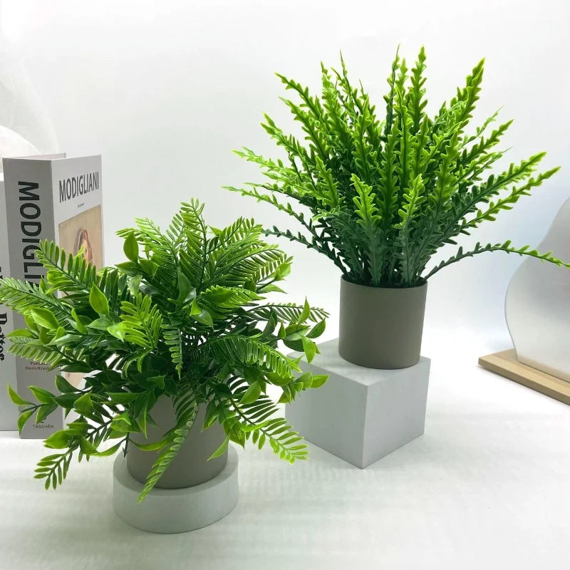plantes artificielles bonsaï décorations de bureau et jardin - vue 6 sur 11