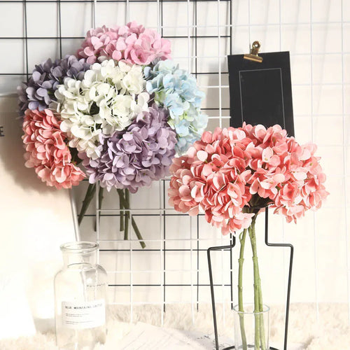 bouquet d'hortensia artificiel séché pour décoration de mariage - vue 4 sur 14