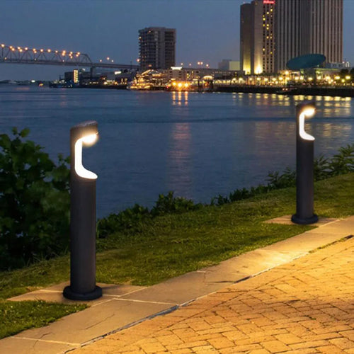 Aluminium Led extérieur pelouse lampe borne lumineuse extérieure étanche voie jardin lampe prairie paysage pelouse lumière AC110V 220V - vue 6 sur 6