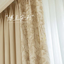 Rideau occultant style rétro floral pour salon chambre