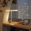 lampe de bureau led moderne en cristal minimaliste pour lecture et travail