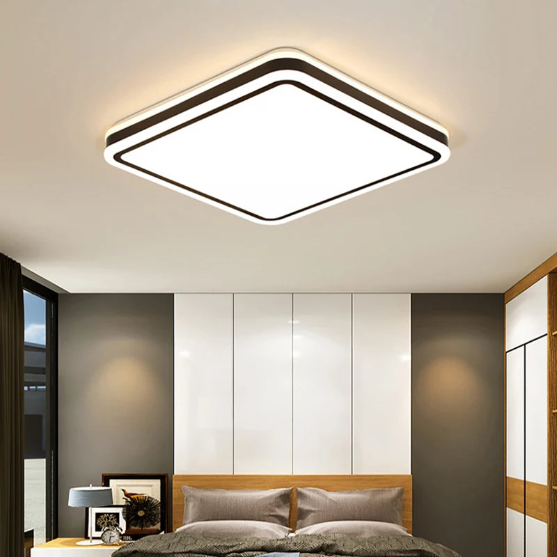encastré led ambiance moderne ronde nordique lampes - vue 6 sur 10